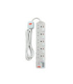 DT 715C1 5 Gang 3A 1C USB With Timer (3M) White