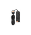 DT 712C1 2 Gang 3A 1C USB With Timer (3M) Black