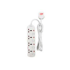 MACRO-8864WN 4 Gang Universal Socket (3M) (For Export Only)