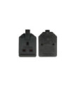 Perma 13A 1Gang Socket (Black)