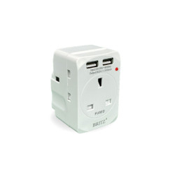 BR-558L 3 Way Adaptor (Neon Indicator) (Front, Left, Bottom)