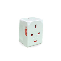 BR-928L 3 Way Adaptor (Neon Indicator) (Top, Front, Bottom)