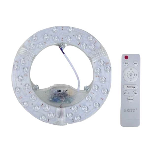 Britz (BR-CMX2L-36W-TRI) Remote Double Led Ceiling Light