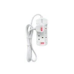 BRITZ BR 812 2 Gang PSO White (2M)