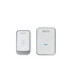 BRITZ 665AC W'Less Doorbell (White Silver)