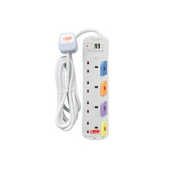 DT 864UI 4 Gang 2 USB PSO (6M)